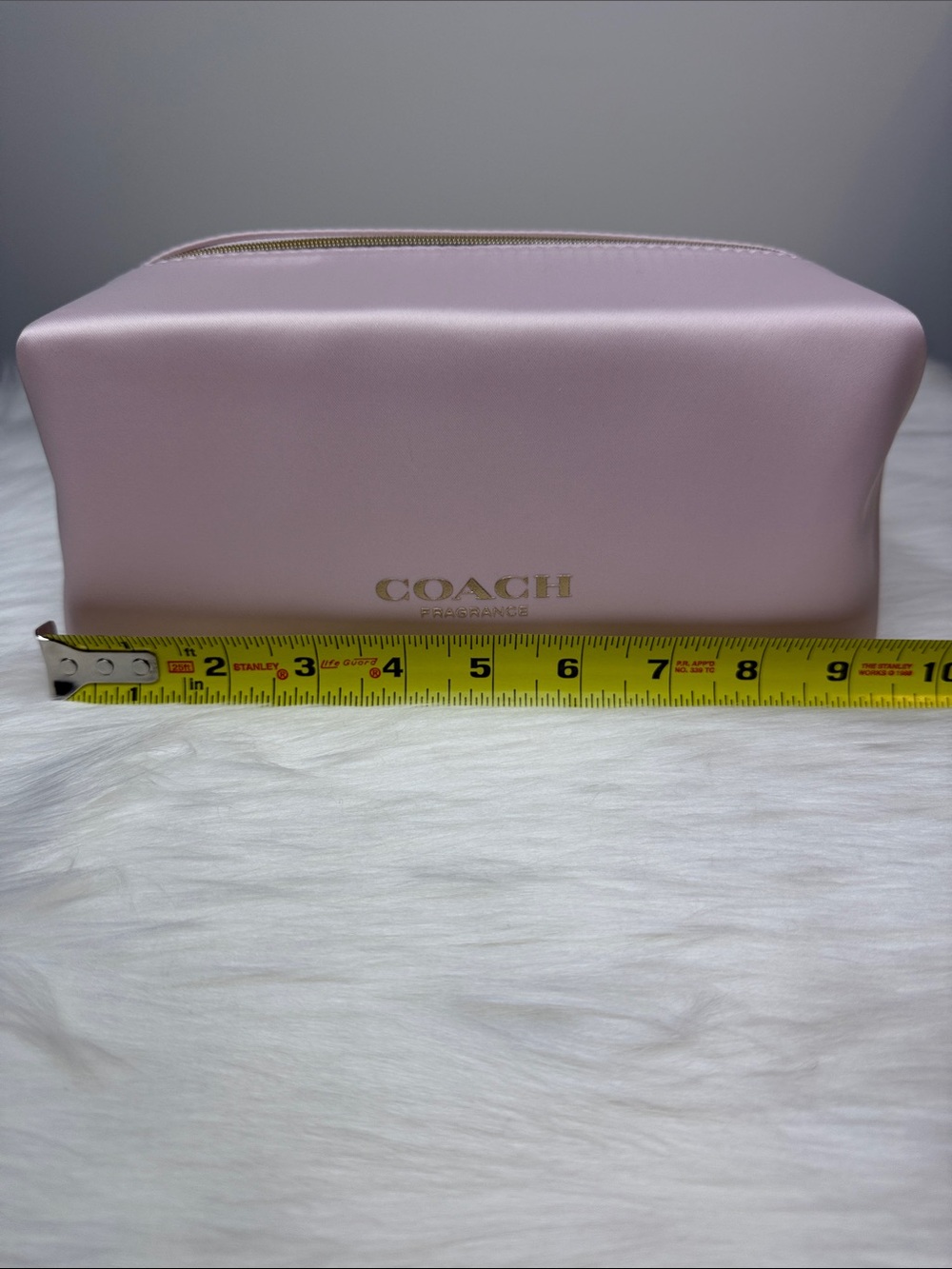 NWT Coach Fragrance Pink Toiletry Pouch, Cosmetics Bag, Makeup Bag - Picture 12 of 15